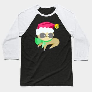 baby santa sloth Baseball T-Shirt